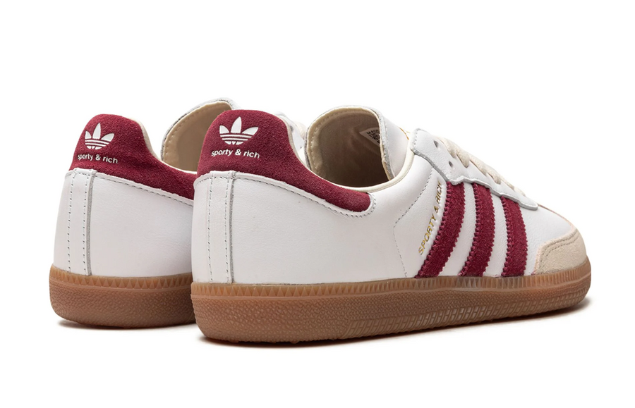 Adidas Samba Sporty & Rich White Collegiate Burgundy Men's