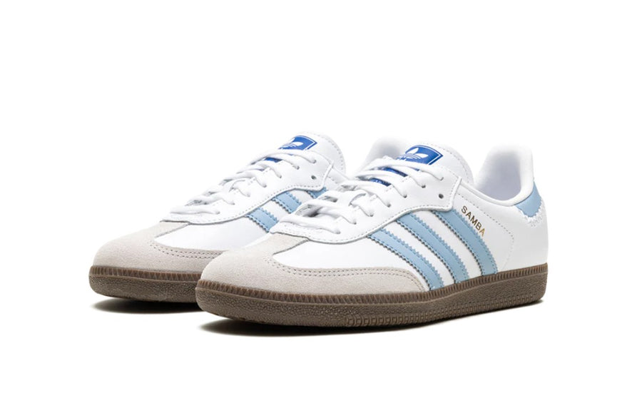 Adidas Samba White Clear Sky Junior - Pimp Kicks