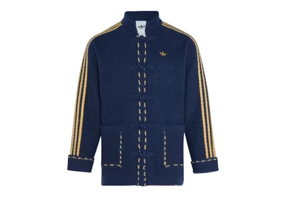 Adidas Originals Chinese New Year FW25 Knit Jacket Blue - Pimp Kicks