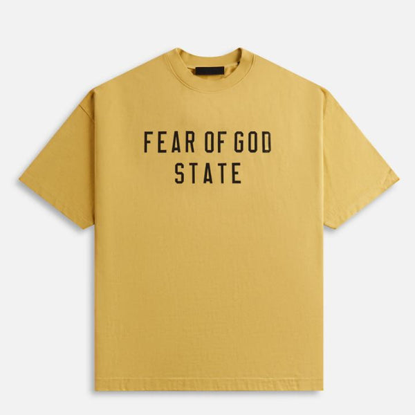 Fear of God Essentials Heavy Crewneck Tee Amber