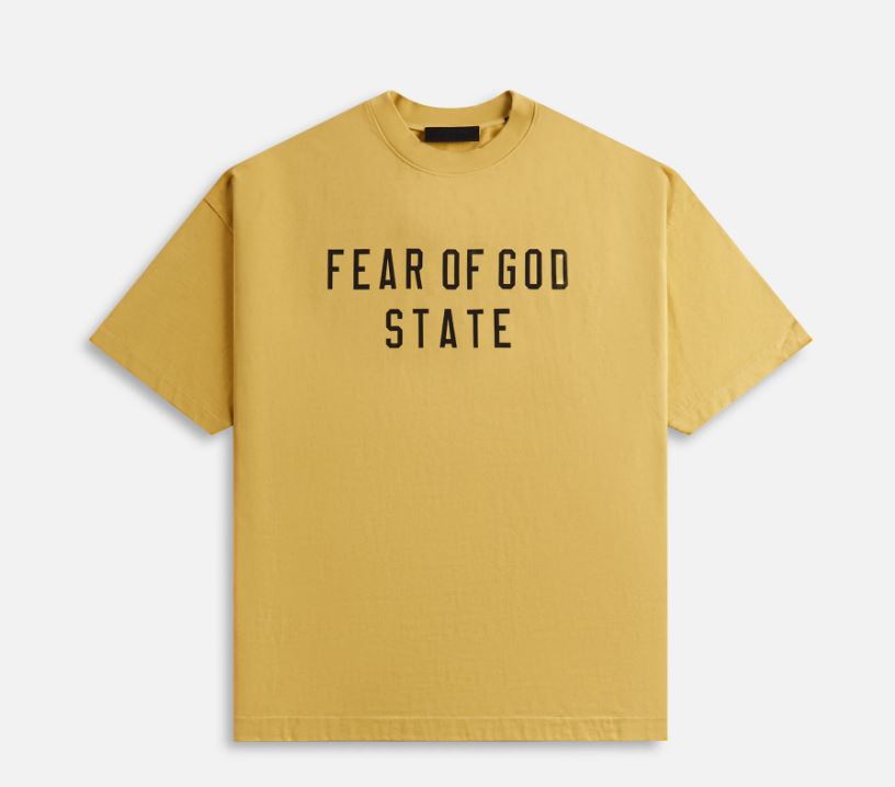Fear of God Essentials Heavy Crewneck Tee Amber