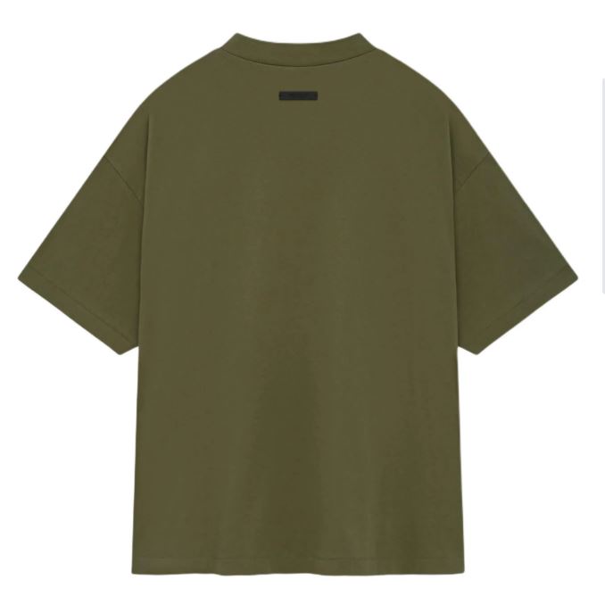 Fear of God Essentials Jersey Crewneck Tee Military