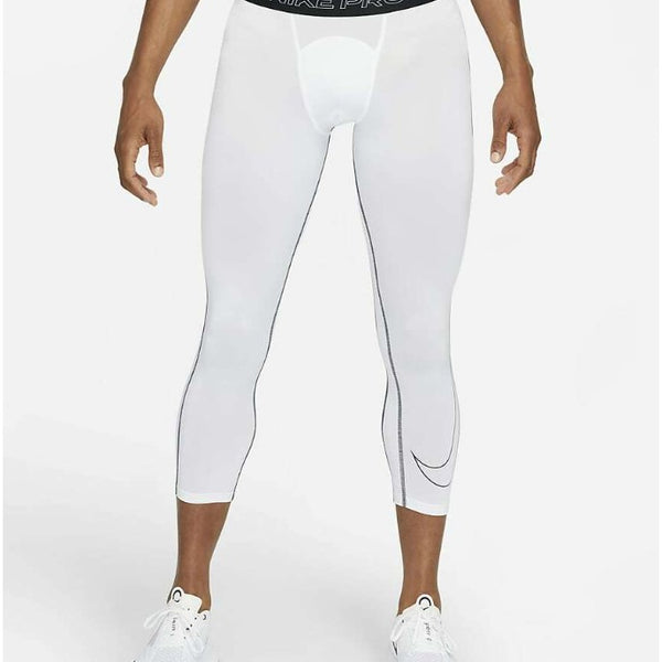 Nike Pro Dri-FIT 3/4 Training Tights White