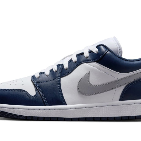 JORDAN 1 LOW WOLF GREY MIDNIGHT NAVY MEN'S
