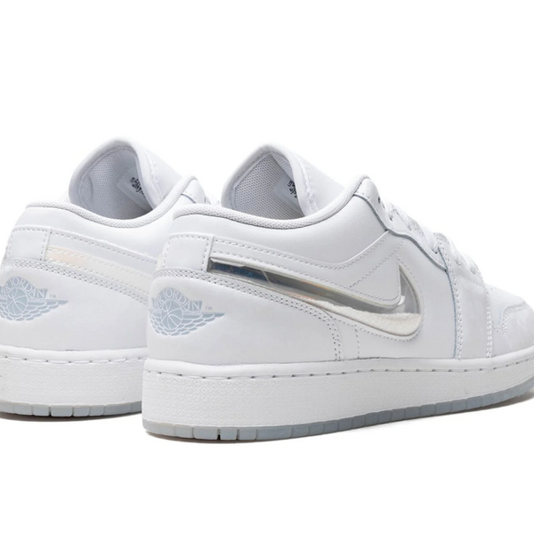 Jordan 1 Low Glitter Swoosh (Gradeschool)