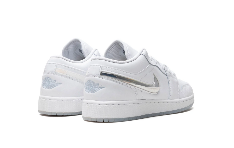 Jordan 1 Low Glitter Swoosh (Gradeschool)