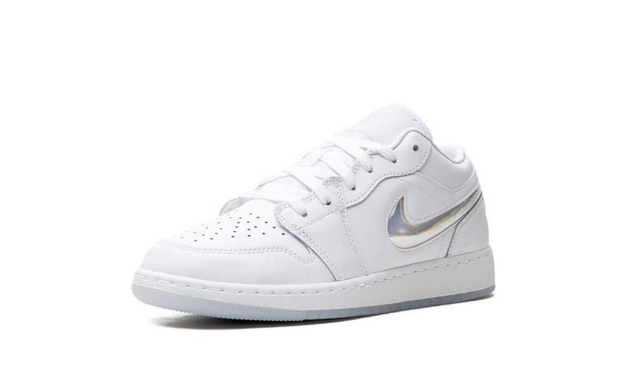 Jordan 1 Low Glitter Swoosh (Gradeschool)