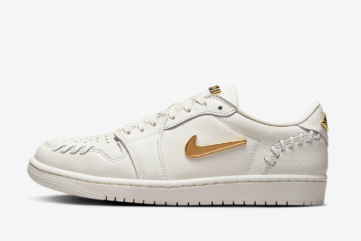 Jordan 1 Low Method of Make Sail Metallic Gold Women's – Pimp Kicks