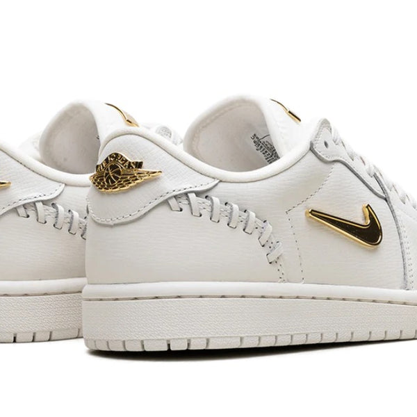 Jordan 1 Low Method of Make Sail Metallic Gold Women's