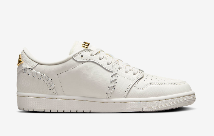 Jordan 1 Low Method of Make Sail Metallic Gold Women's – Pimp Kicks