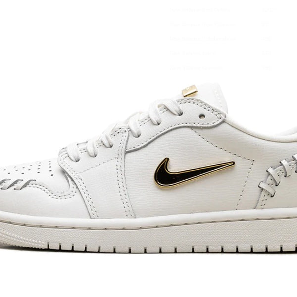 Jordan 1 Low Method of Make Sail Metallic Gold Women's