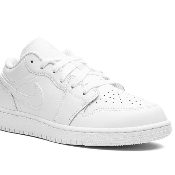 Jordan 1 Low Triple White 2023 (Gradeschool)