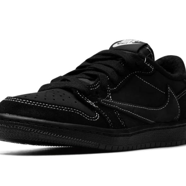 Jordan 1 Retro Low OG SP Travis Scott Black Phantom (Preschool)