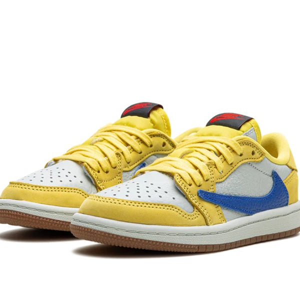 Jordan 1 Retro Low OG SP Travis Scott Canary (Preschool)