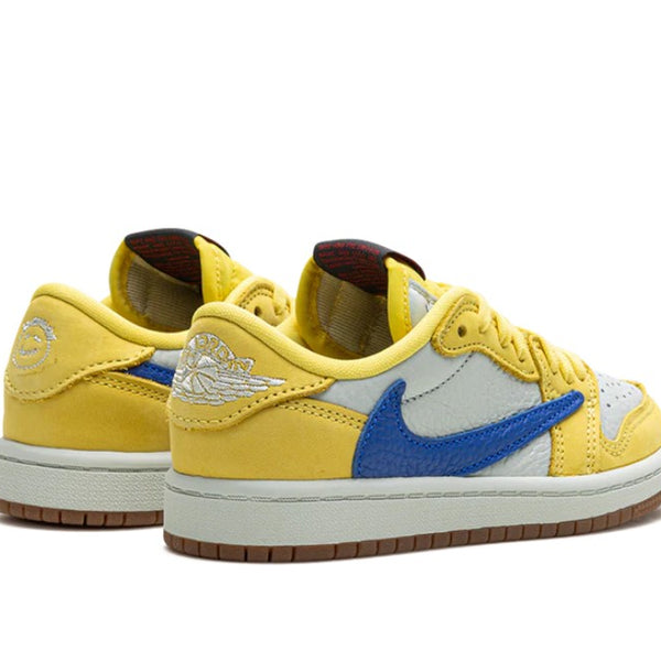 Jordan 1 Retro Low OG SP Travis Scott Canary (Preschool)