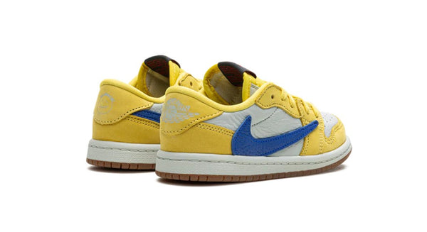 Jordan 1 Retro Low OG SP Travis Scott Canary (Toddler)