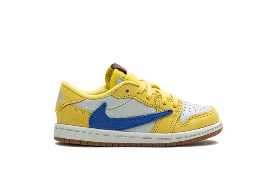 Jordan 1 Retro Low OG SP Travis Scott Canary (Toddler)