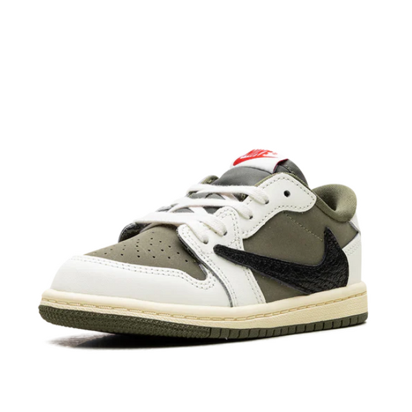 Jordan 1 Retro Low OG SP Travis Scott Medium Olive (Toddler)