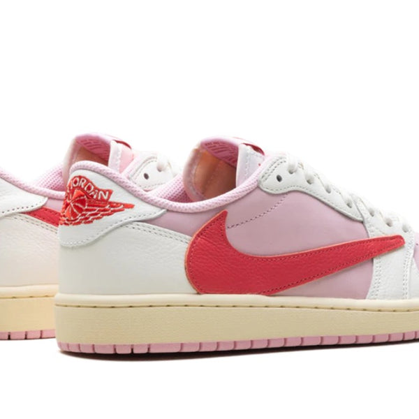 Jordan 1 Retro Low OG SP Travis Scott Sail Tropical Pink Men's