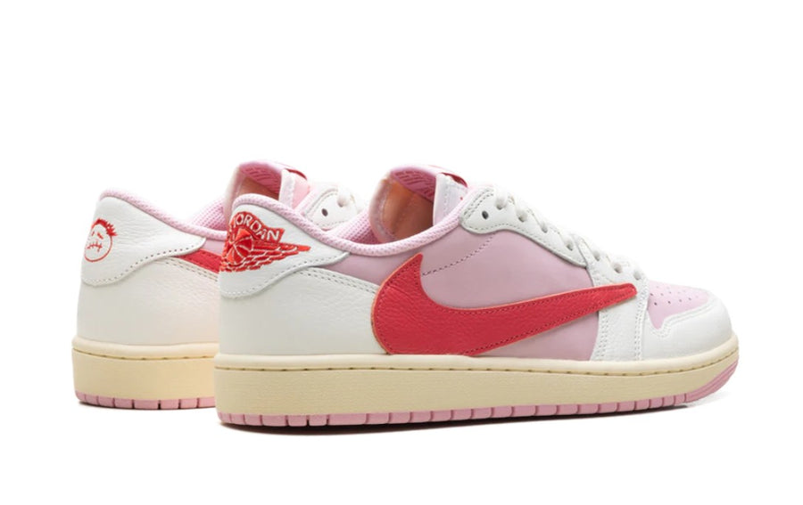 Jordan 1 Retro Low OG SP Travis Scott Sail Tropical Pink Men's