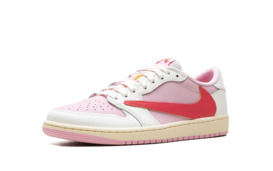 Jordan 1 Retro Low OG SP Travis Scott Sail Tropical Pink Men's