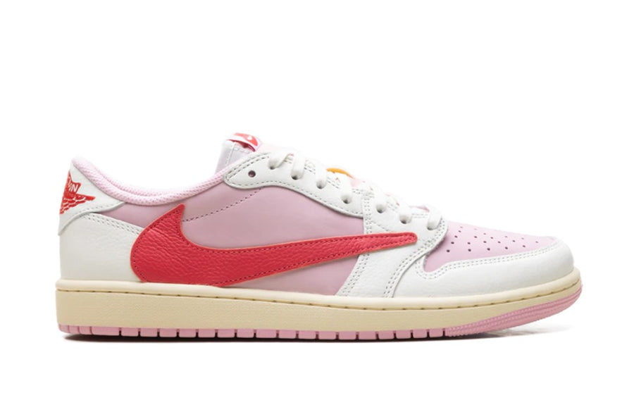 Jordan 1 Retro Low OG SP Travis Scott Sail Tropical Pink Men's