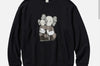 KAWS X Uniqlo UT Father and Son Graphic Sweatshirt Black Men's