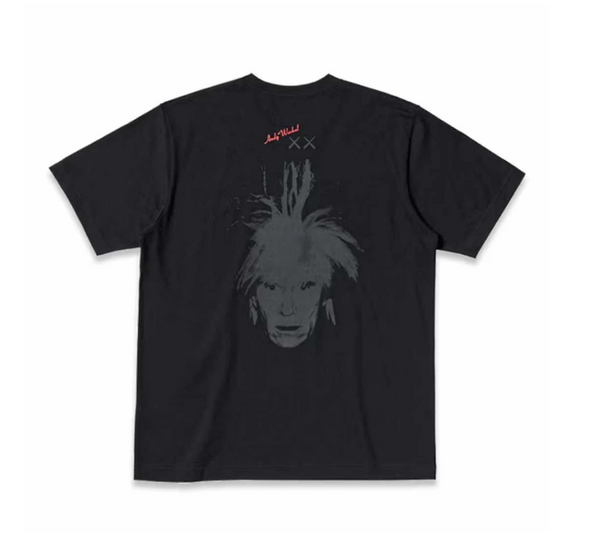 Kaws X Andy Warhol T-Shirt Black