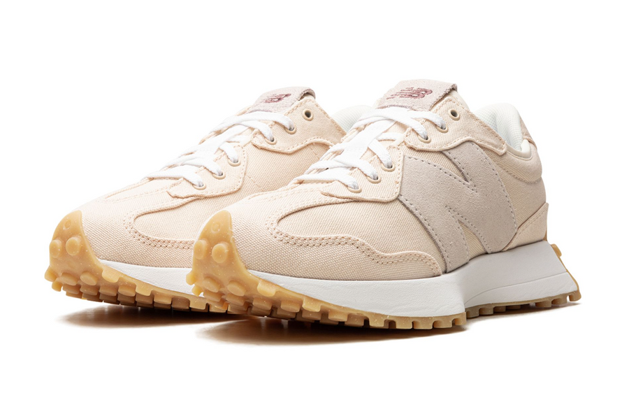 New Balance 327 Macadamia Nut Rose Water White Women's