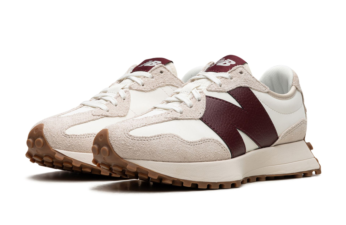 New balance hot sale 327 womens burgundy