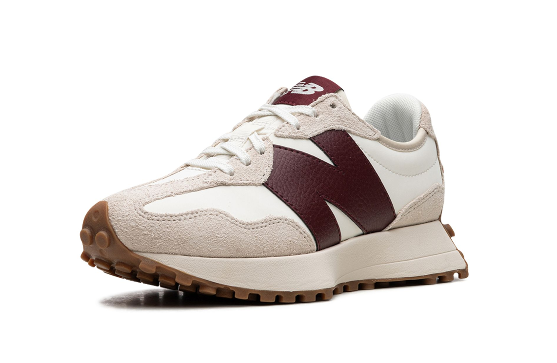 New balance hot sale 327 womens burgundy