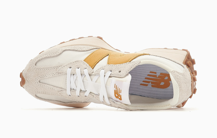 New Balance 327 Sea Salt Golden Hour Gum Women's
