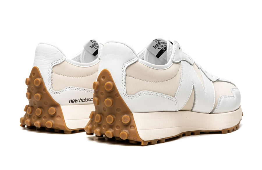 New Balance 327 White Moonbeam Gum Women's