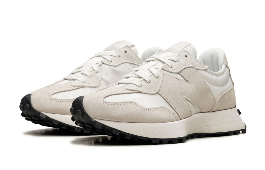 New Balance 327 White Sea Salt Suede Women's