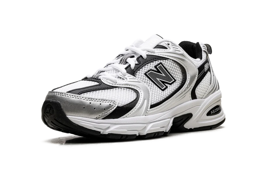 New Balance 530 White Silver Metallic Black Men's