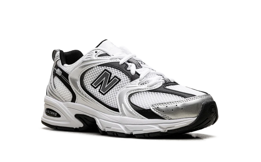 New Balance 530 White Silver Metallic Black Men's