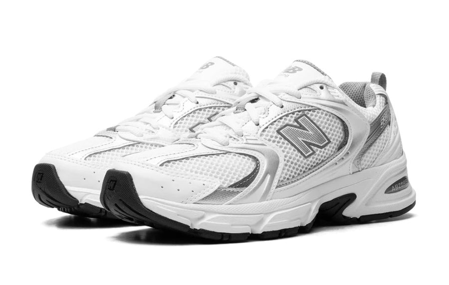 New Balance 530 White Silver Metallic Men's