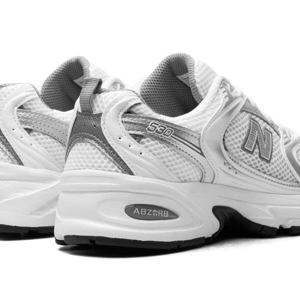 New Balance 530 White Silver Metallic Men's