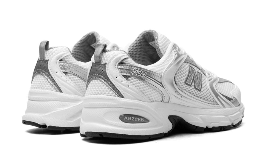 New Balance 530 White Silver Metallic Men's