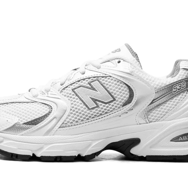 New Balance 530 White Silver Metallic Men's