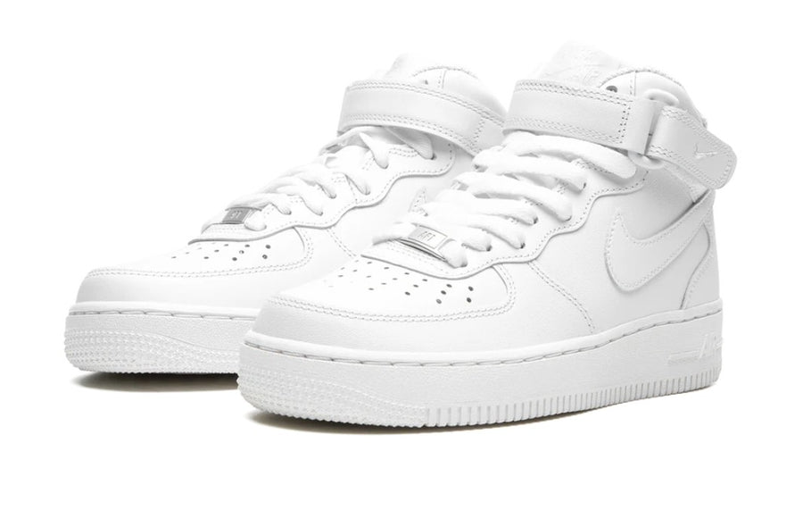 Nike Air Force 1 Mid Triple White Women's