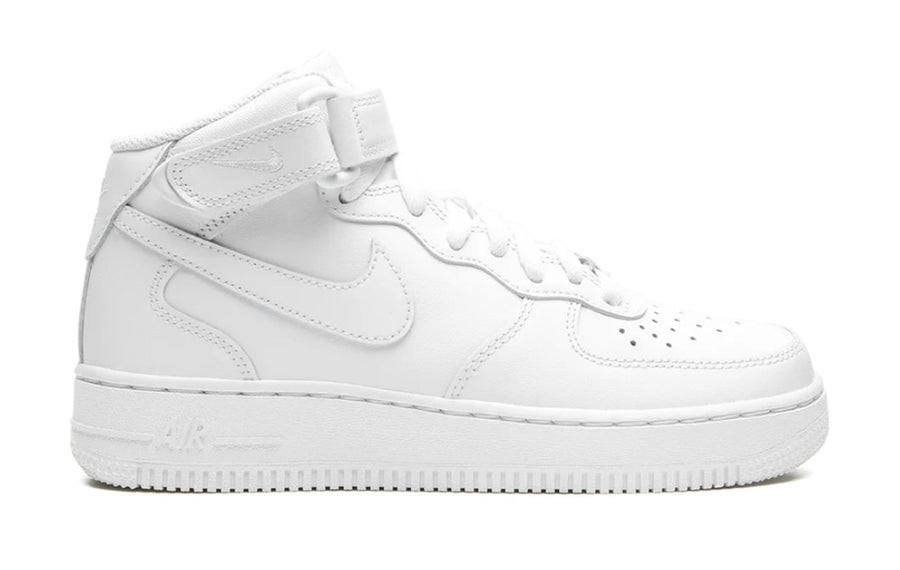 Nike Air Force 1 Mid Triple White Women's