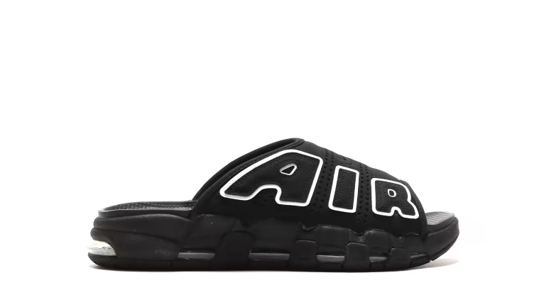 Nike Air More Uptempo Slide OG Black White Men's