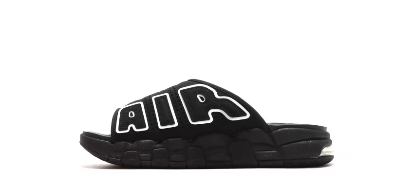 Nike Air More Uptempo Slide OG Black White Men's