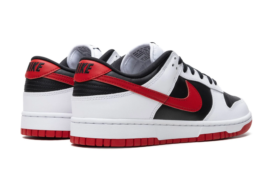 Nike Dunk Low White University Red Black Men's