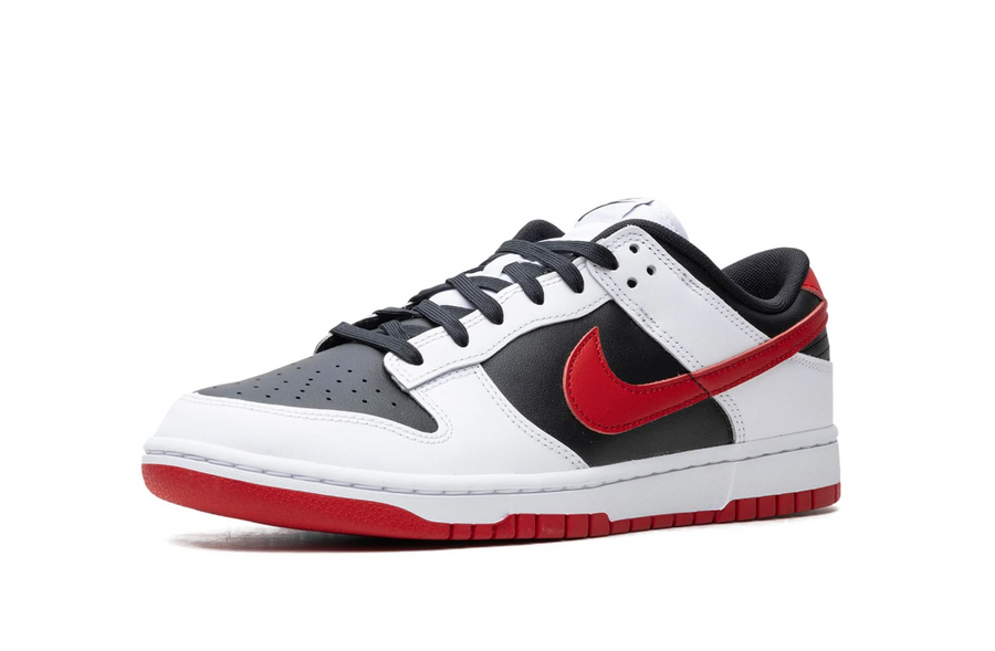Nike Dunk Low White University Red Black Men's