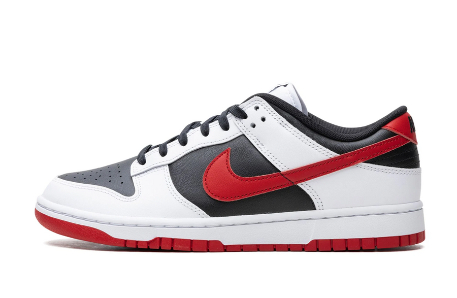 Nike Dunk Low White University Red Black Men's – Pimp Kicks