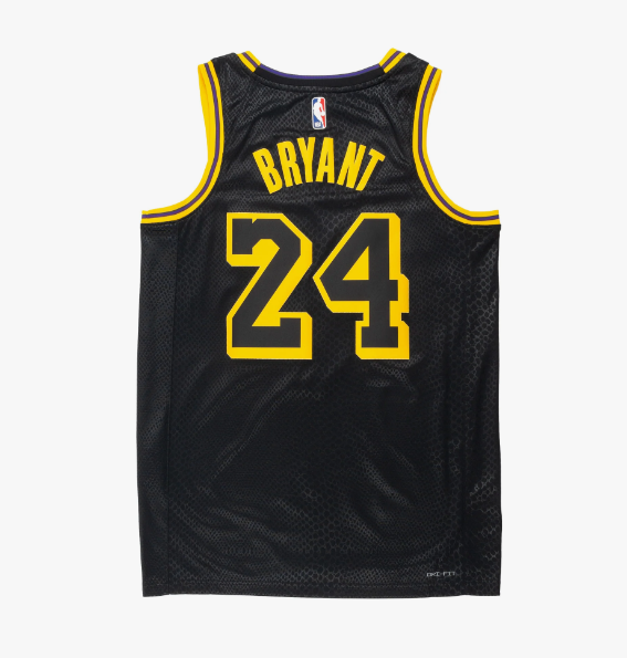 Nike Kobe Mamba Mentality Los Angeles Lakers City Edition Swingman Jersey Black