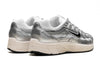 Nike P-6000 White Metallic Silver Flat Silver Black Men's