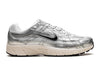 Nike P-6000 White Metallic Silver Flat Silver Black Men's